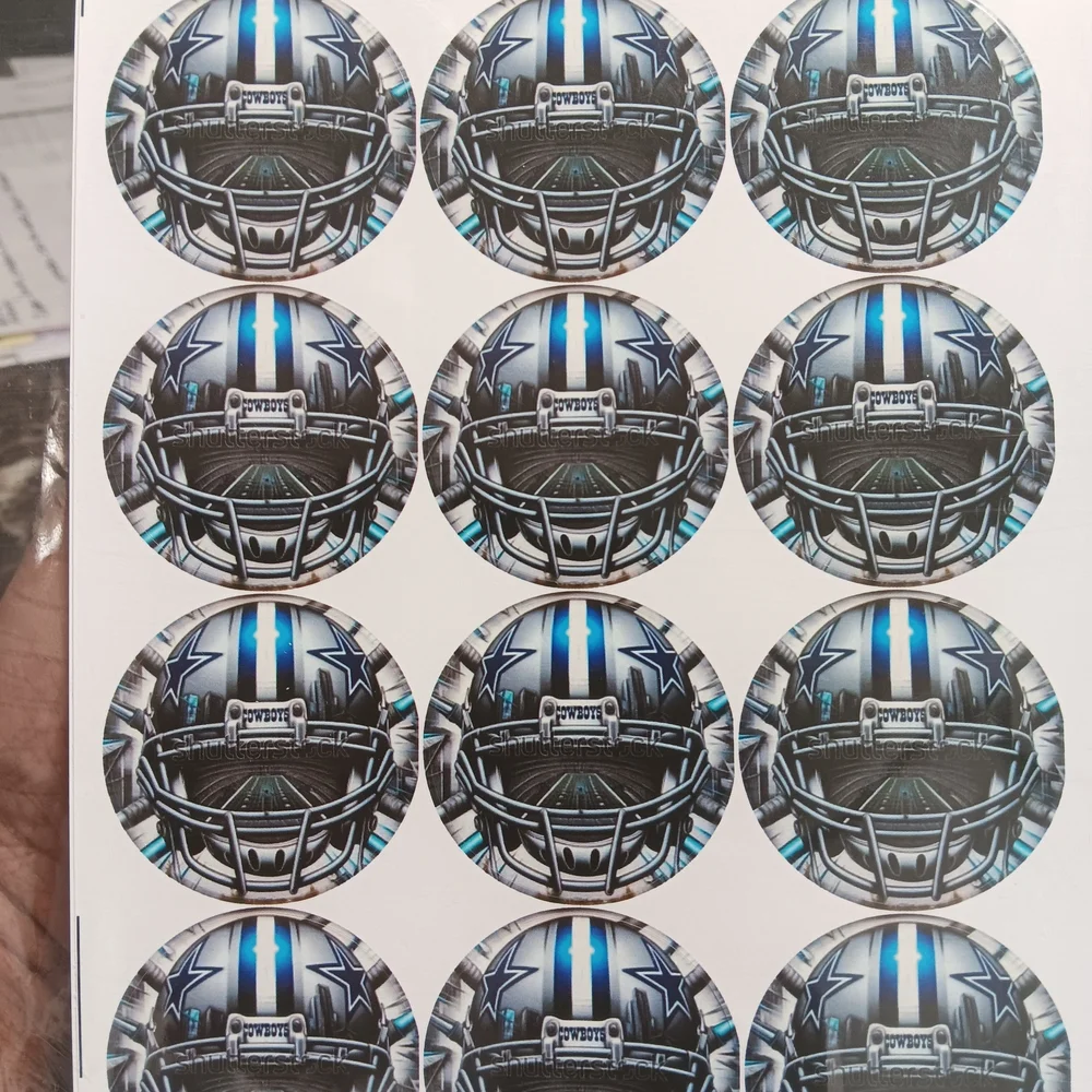 Dallas Cowboys Fans Helmet Stickers For Letters, Computers, Etc!!!